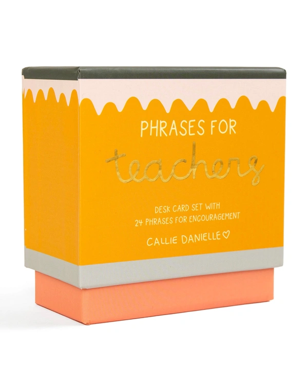 Phrases for Teachers Desk Card Set