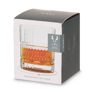 Revolve Crystal Spinning Rocks Glass