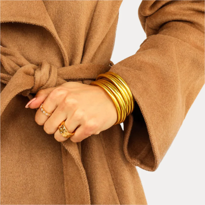 Gold All Weather Bangles