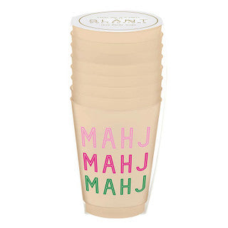 Mahj Mahj Mahj Frosted Cups