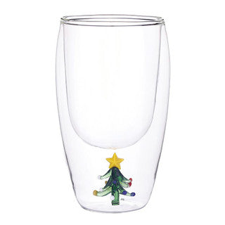 Christmas Tree Figurine Glass